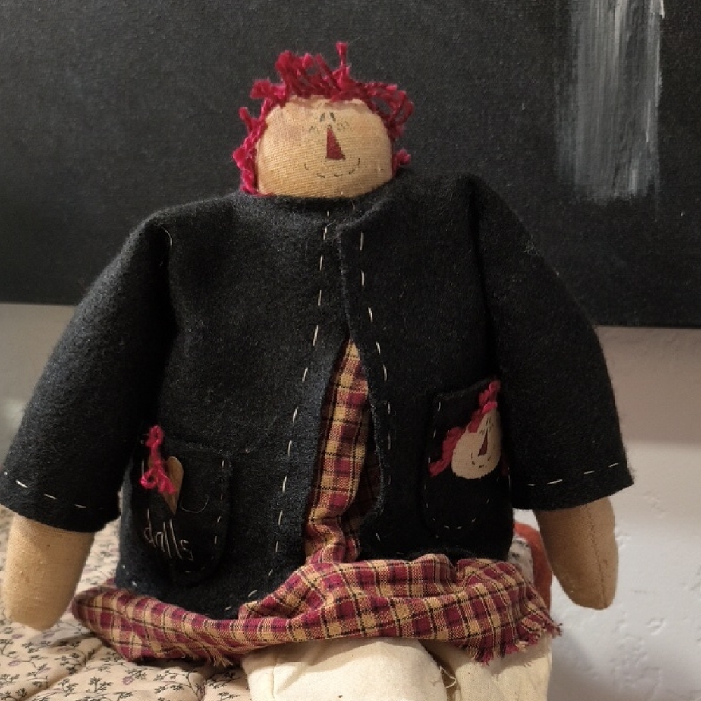 Dollcake Black and Red Plaid Kids Jacket